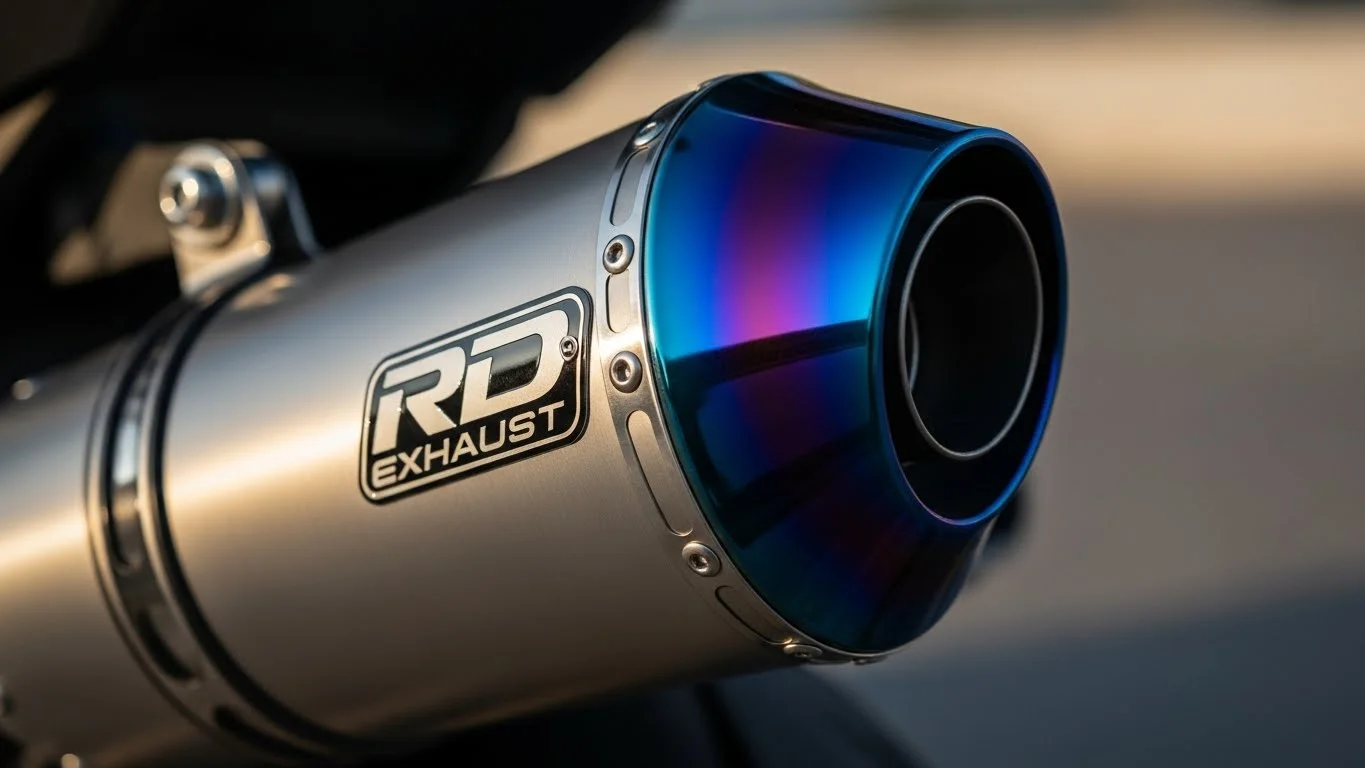 Escapamento RD performance motorcycle exhaust system